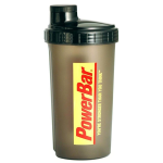 POWERBAR SHAKER IN PLASTICA TRASPARENTE CON LOGO