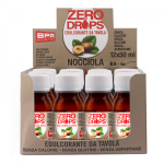 BPR NUTRITION ZERO DROPS - EDULCORANTE DA TAVOLA (BOX DA 12x50 ML) GUSTO NOCCIOLA