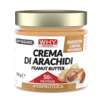 WHYSPORT CREMA DI ARACHIDI PEANUT BUTTER IPERPROTEICO SMOOTH - BURRO DI ARACHIDI CON IL 50% DI PROTEINE