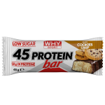 WHYSPORT 45 PROTEIN BAR DA 45G GUSTO COOKIES CRISP - BARRETTA PROTEICA LOW SUGAR