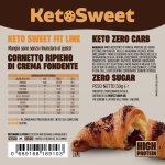 KETOSWEET CORNETTO CHETOGENICO RIPIENO IN DIVERSI GUSTI SENZA LATTOSIO