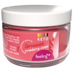 FEELING OK CREMA SPALMABILE KETO DA 250G "STAGE 1" ALLA FRAGOLA SENZA ZUCCHERI 